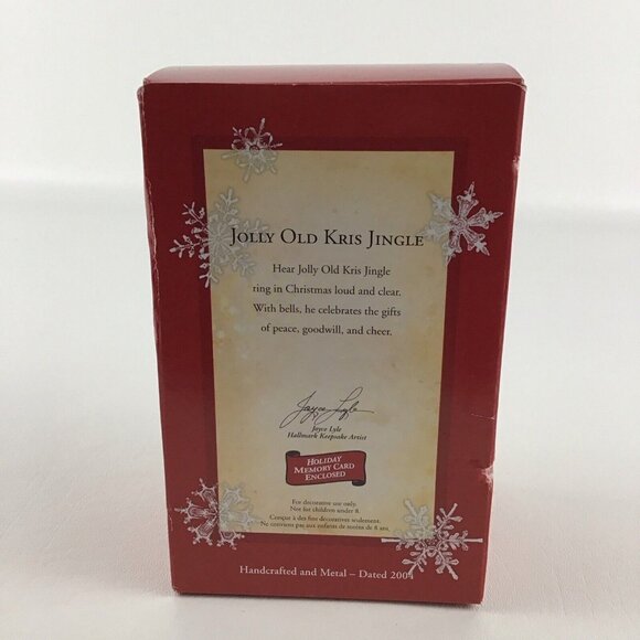 Hallmark Keepsake Christmas Tree Ornament Jolly Old Kris Jingle New Vintage 2004 - Picture 3 of 6
